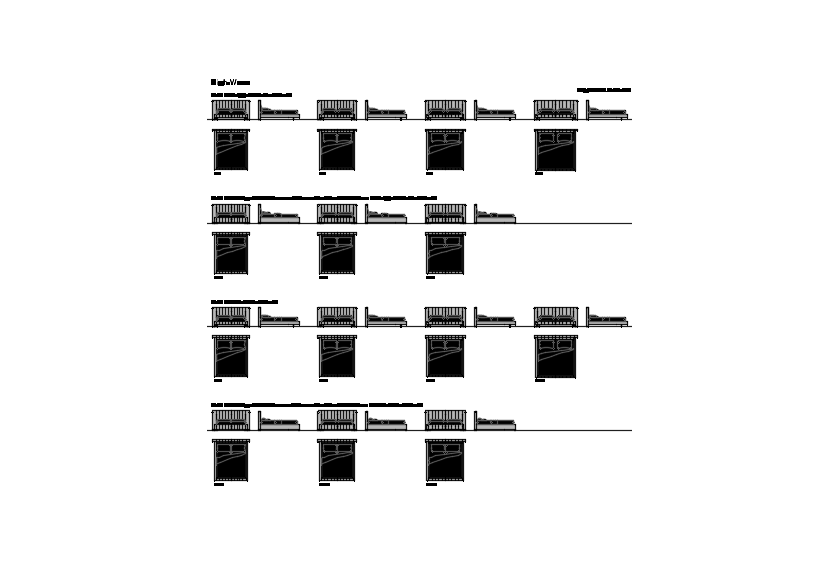 Lit moderne 2 dessins