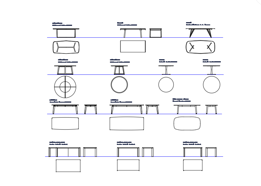 Table à manger Designer